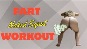 Naked Squat Fart Workout