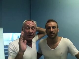 Granddad screws hot golden-haired sweetheart