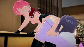 hinata e sakura lesbian crossover