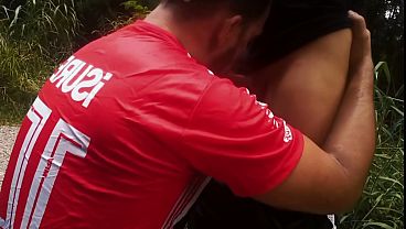 TORCEDOR FOI PARADO NAS TRILHAS E TEVE QUE D&Aacute_ O CU PARA OS MAVAMBOS