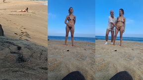 a stranger touched my body on the beach.