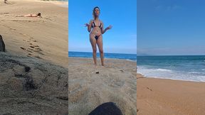 a stranger touched my body on the beach.