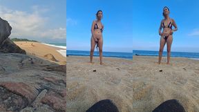 a stranger touched my body on the beach.