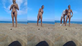 a stranger touched my body on the beach.