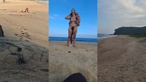 a stranger touched my body on the beach.