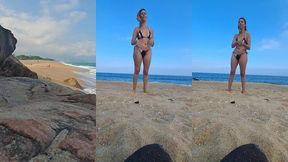 a stranger touched my body on the beach.