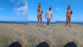 a stranger touched my body on the beach.