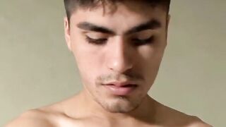 "Brazilian Hottie Jerks Off Intensively - Solo Male Masturbation"