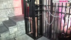 Hot babe gets double penetrated and gets a monster cumshot in her mouth