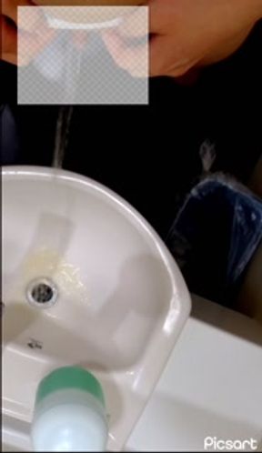 The toilet doesn't open at all, so I have no choice but to pee in the sink