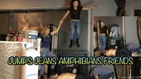 Lady Scarlet - Jumps jeans amphibians friends (mobile)