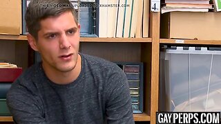 Boy thief starts enjoying his raw punishment