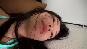 Lusty Japanese brunette Takikawa Kanon pleases pussy with toys 13