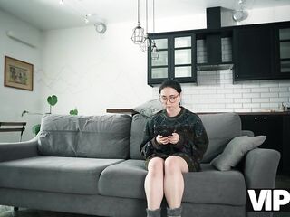 VIP4K. Large titty virgin is learning how to be a DOXY!
