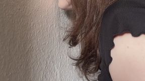 Pup Holding a Coin to the Wall