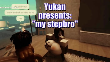 [ROBLOX CONDO] - I do a striptease for my stepbrother and he fucks me with his huge cock
