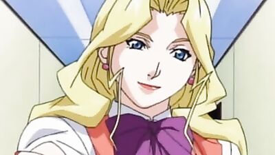 Watch this blonde hentai babe get double-teamed by two dudes in this cartoon porn clip