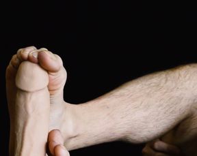 Hot Foot Job with Dirty Talk