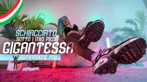 Schiacciato Sotto i Miei Piedi – Gigantessa Dominazione POV ITA