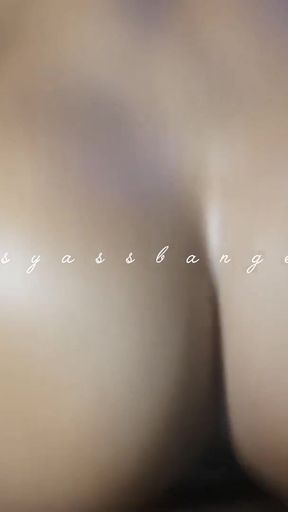 Thrilling moment from "Ebony big wasit riding and Best twerking on my huge black cocok"