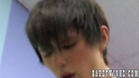 Emo twink Dylan Scoville barebacks boyfriend before cumshot
