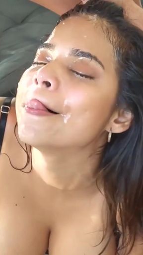 Big Booty Latina Slut Pussy Drilled Doggystyle At Couch Casting Call   Clip 3