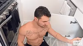 Brown Hair Masturbation Gagging With Ian Greene