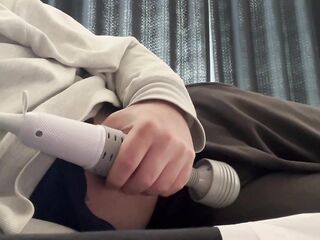 Masturbate with massage machine