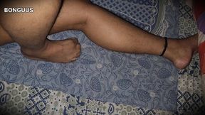 Desi Aunty sharing bed when Husband is not at home Hairy Pussy Fucking