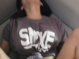 Not content with just the milk INSIDE, this babe too asked for greater amount to GULP.