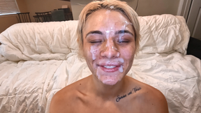 Adorable Ellie Smoke Gets Huge Cumshot On Her Pretty Face