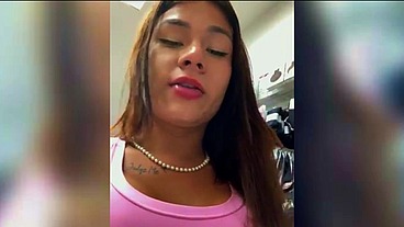 TS Angelique Monroe - Cum and Pee