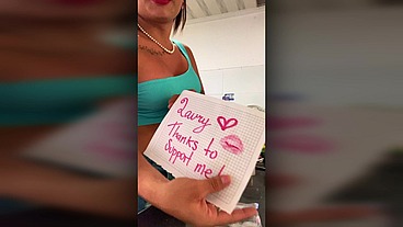 TS Angelique Monroe - Cum and Pee