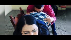 Beautiful Moroccan Secretary Gets Fucked by Her Boss During Work Hours. She Loves Sucking Dick and Ass Fucking.