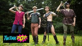Twink - Jordan Lake And Shae Reynolds Draw Their Hard Swords Out For An Epic Cock Duel