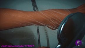 Real Doll Enjoys a Shower - look at her Amazing Smooth Legs