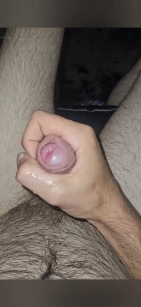 Big Dick Wanking with Smoking Fetish Cum Shot