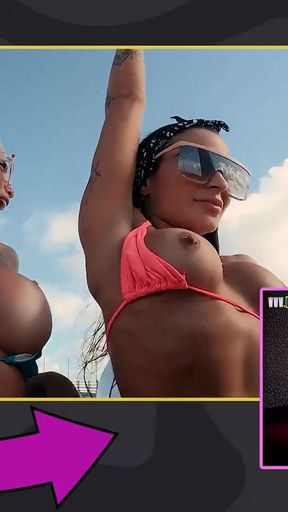 Jaw-dropping moment from &quot;Taluane Boom, naughty milf fucking a hot brunette&#039;s pussy!&quot;