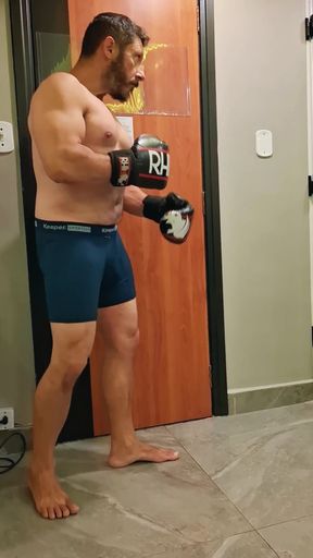 Gouine Wrestler - POV Muscle Worship Training Session