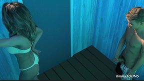 A Wife And Stepmom - Milf Helps Her 18yo Neighbour To Masterbate