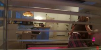 Student bound and fucked by intruder