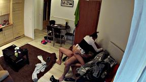 Maid Polishes Stranger's Cock and Takes His Hot Load in Cowgirl & Doggystyle