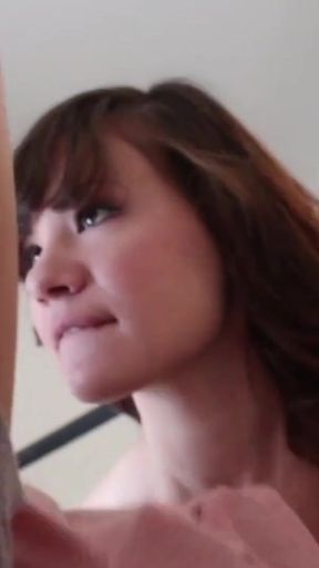The brunette teaches her best friends about her lesbian side with a lovely threesome   Clip 2