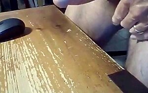 Hairy Grandpa Plays with Sex Toy