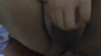 Chubby nineteen-year-old Asian amateur jerks off and cums