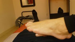 Lilmizzunique foot lap tease video 3