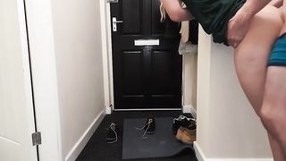 Cuckold hubby shares his freaky ex-wife with delivery dude.