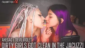Dirty Chicks Got Clean In The Jacuzzi - ItalianFetishVR
