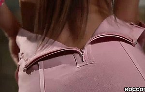 Euro MILF with Huge Fake Tits Anal Massage
