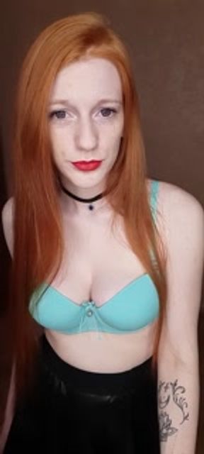 Smoking, red lips, red hair